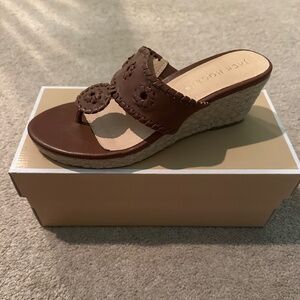 NWOT Jack Rogers Wedge Slide Espadrille